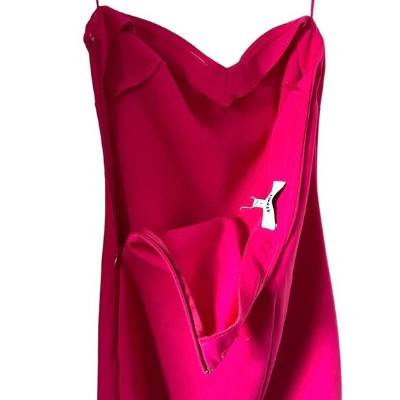 Likely Laurens Fuchsia Pink Strapless Cocktail Dress Size 2 - Picture 5 of 11